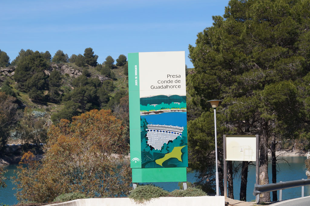 Presa Conde de Guadalhorce en El Chorro.