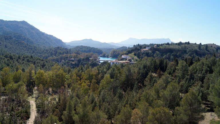 Paisaje El Chorro en Málaga.